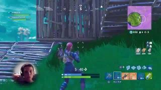 Fortnite gameplay playing duos with pro bro