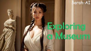 [4K] Sarah AI Lookbook- Immersing in Art: Exploring a Museum for the Afternoon