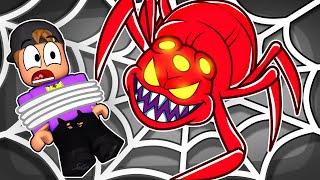 Surviving an EVIL SPIDER in Roblox!