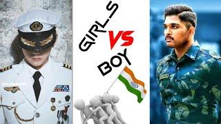 Boys vs girls army attitude video