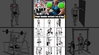 Unlock Your Growth: Best Shoulder Workouts for Massive Gains! #Ybforever  #shortsfeed #viral