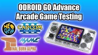 ODROID GO Advance Arcade Game Testing - CPS3 MAME NEOGEO FINAL BURN ALPHA