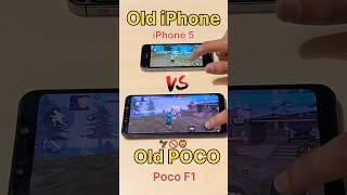 iphone 6 vs poco x1 #gaming #shorts #freefiremax #freefire #ytshorts #iphone #poco