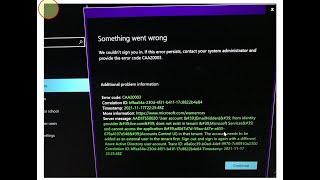 How to Fix Error Code CAA20003 |  CAA20003 Error Code on Microsoft 365