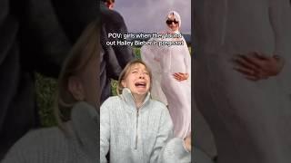 POV: girls when they found out Hailey Bieber is pregnant
