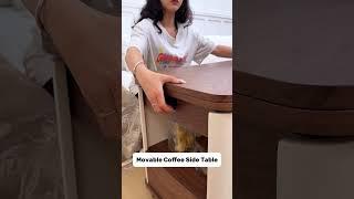 Product Link in Bio ( # 2352  ) ▶️ Space Saving Creative Movable Coffee Side Table