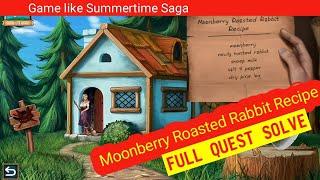 What a legend game || Moon Berry Roasted recipe Full Quest Solve