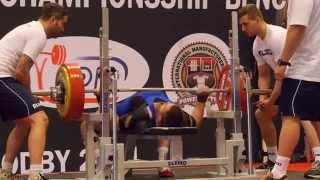 Nazar Dyachuk (UKR) 3.att.: 260 kg 2014 IPF World Benchpress Championships