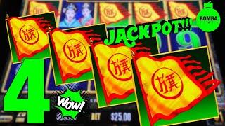 WOW!!! RARE 4 TRIGGER JACKPOT!  MILLION $ Machines ONLY! #LasVegas #Casino #SlotMachine #4K