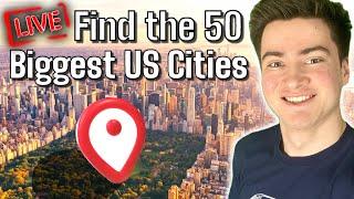 Playing GeoGuessr Until I Find The 50 Biggest US Cities