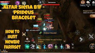 Cabal Mobile | Altar Siena B1F- Hunting Prideus Bracelet | Newbie Farmset Blader