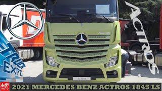 2021 Mercedes Benz Actros 1845 LS 4x2 - Exterior and Interior Walk Around - Truck Expo 2021