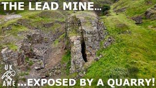 The Lead Mine Exposed By A Quarry : West Rigg Opencut : UK Abandoned Mine Explores.