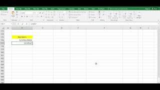 Remove scientific notation from large numbers in Excel