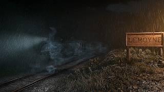 Thunderstorm And The Last Ride Of The Ghost Train | RDR2 Halloween Ambience & ASMR