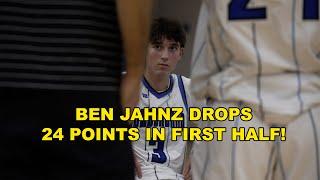 D1 Baseball commit drops 24 points in First Half!? Ben Jahnz was Unconscious in CHS Home Opener!