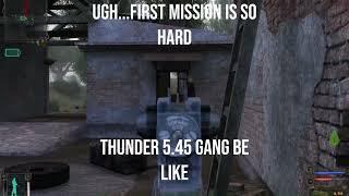 Stalker Shadow of Chernobyl Thunder 5.45 gang meme