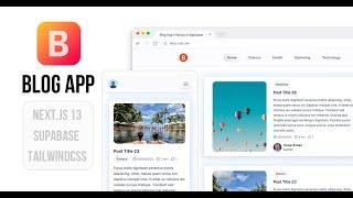 Fullstack Blog app build with Next.js & Supabase.