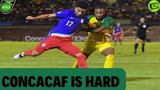 UK BORN PLAYER TALKS ABOUT ROUGH TIME PLAYING IN CONCACAF | JAMAICA REGGAE BOYZ | JFF