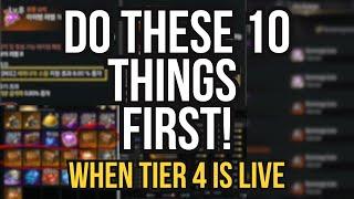 The First 10 Things You Should Do In Tier 4 Lost Ark