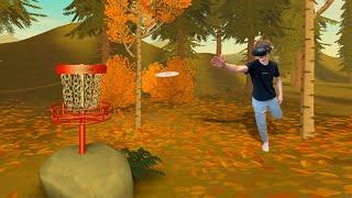 VR Frisbeegolfia! | Oonko kehittynyt? | Disc Golf Valley VR