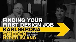 Finding Your First Design Job, Hyper Island Livestream with Michael Janda