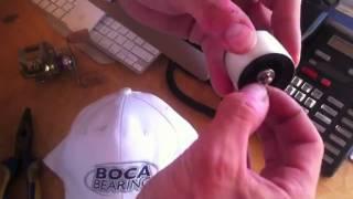 How to replace Daiwa TD fishing reel bearings