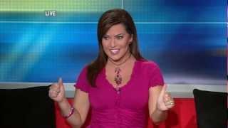 Robin Meade dancing live on camera