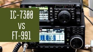 Icom IC-7300 и Yaesu FT-991. Сравнение динамики по забитию в полях.