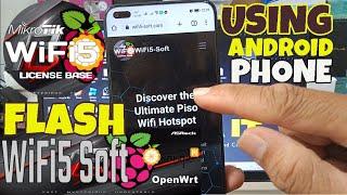 PAANU MAG FLASH NG WIFI5 SOFT SA SD CARD GAMIT ANG CELLPHONE: FULL TUTORIAL