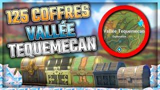 LOCALISATION DE TOUS LES COFFRES DE LA VALLÉE TEQUEMECAN | MAJ 5.0 Natlan | Genshin Impact