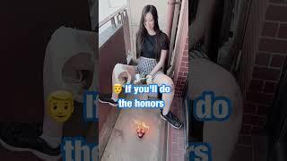 Girl tried to extinguish flames of 80 Lawson candles with pee