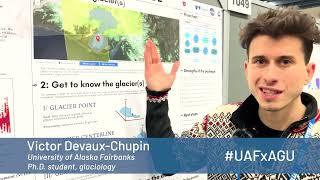 Victor Devaux-Chupin, glaciology, at AGU23.