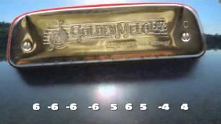 Shenandoah with diatonic harmonica tabs