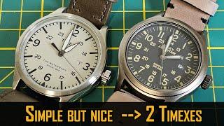 2 simple but nice Timex watches TW2R71100 and  TW4B01700 comparison review #timex #gedmislaguna