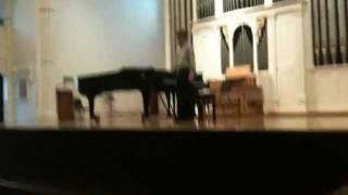 William - recital -Waltz in A Minor/Schumann and Sonatina in D Major/Clement