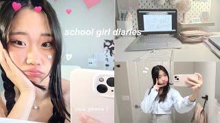 PINTEREST SCHOOL GIRL  : highschool diaries, new phone + haircut, ootds, birthday, fun w friends 