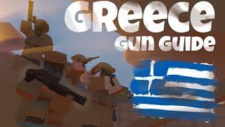 Unturned's New Greece Guns (All Stats)