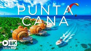 Punta Cana 8K Ultra HD • Tropical Paradise with Crystal Clear Waters and Relaxing Music