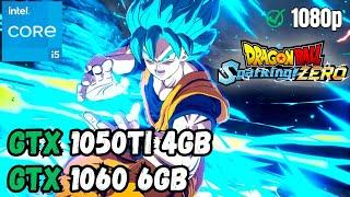 Dragon Ball Sparking Zero  GTX 1050Ti - GTX 1060 | Test Rendimiento |