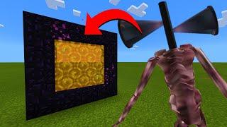 How To Make A Portal To The Siren Head Dimension in Minecraft!