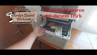 Toner Reset — so spart man bares Geld beim Drucken! | Andy’s Bastel Werkstatt