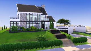 MANSION ON THE HILL | The Sims 4 Speed Build