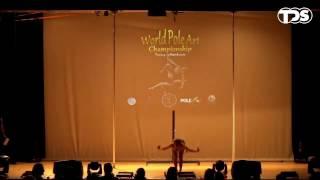 World Pole Art Championship 2017   Amandine Marchon (Swi) Junior, 2nd Place