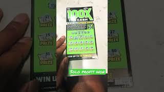 50 $ solo win on lil green #floridalottery #lottery #scratchoffs #winnersonly #shorts #fun