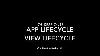 Learn IOS Tutorial 15 App Lifecycle & View Lifecycle