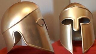 How To Make A Metal Spartan Helmet