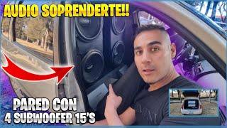 PROYECTO CON PARED 4 SUBWOOFER 15'S ELEVEN AUDIO | beto vlogs