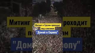 В Грузии МАЙДАН? Тысячи людей вышли на митинг в Тбилиси!