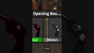 UNBOXING MY FIRST HALLOWEEN BOX IN MM2 #roblox #mm2